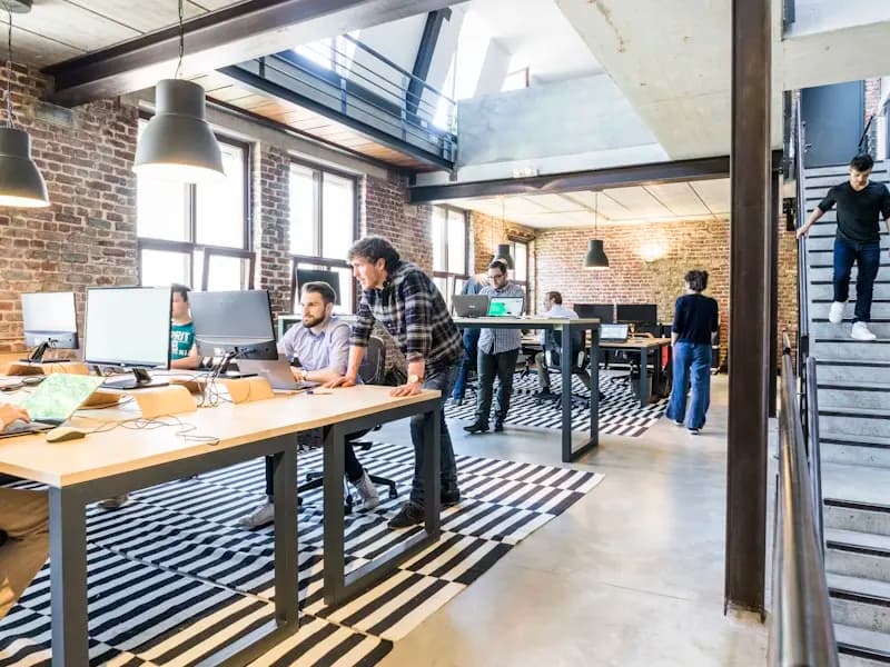 Professional team collaboration meeting